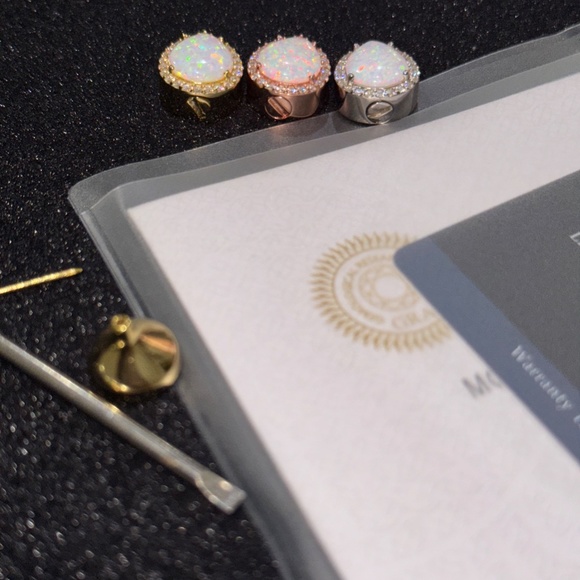 Real Genuine GRA Certified Opal Urn Jewelry Cremation VVS Moissnaite diamond urn - Picture 6 of 13